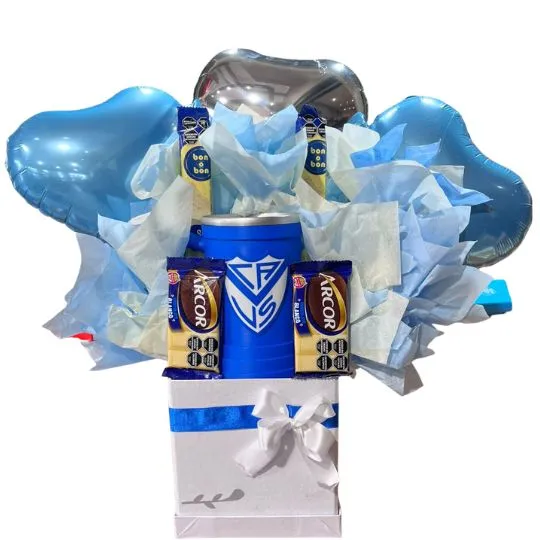 box chop chocolates y globos velez 